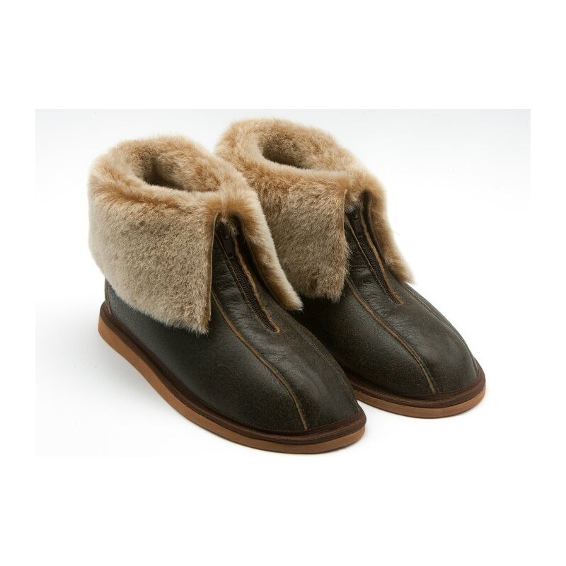 GP Pánske kožušinové papuče Jupiter 63064484