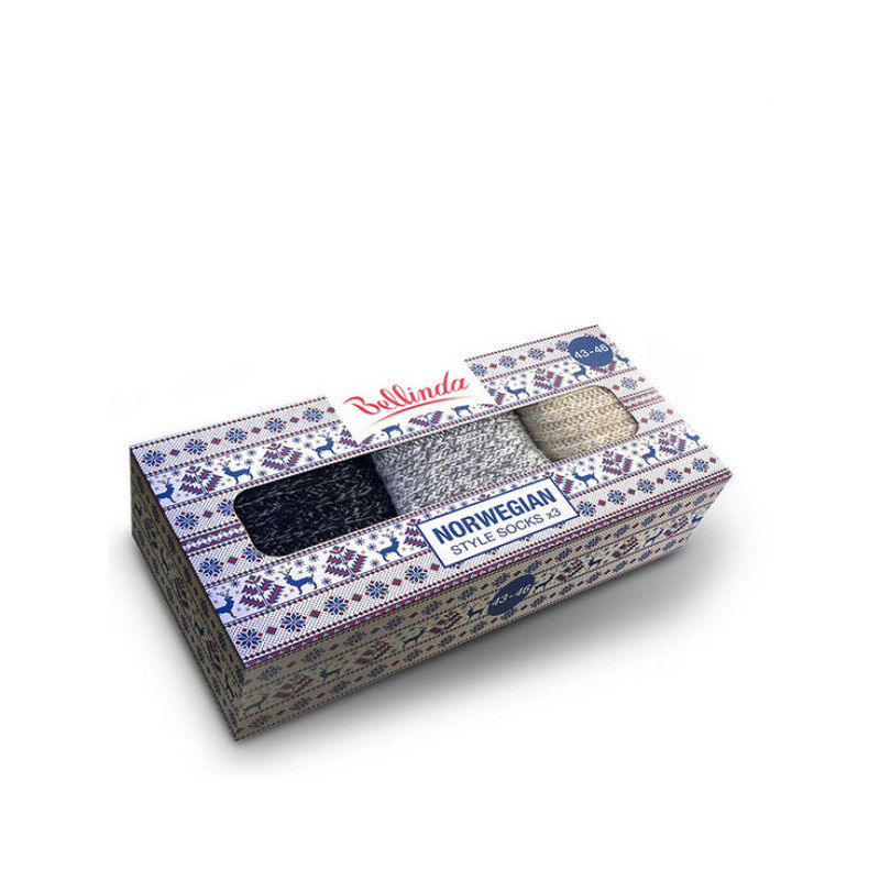 3PACK ponožky Bellinda viacfarebné (BE481007-007) 47228762