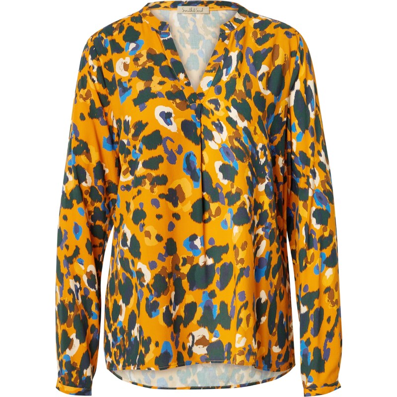 Smith&Soul Blúzka Vince zlatá žltá 54269481