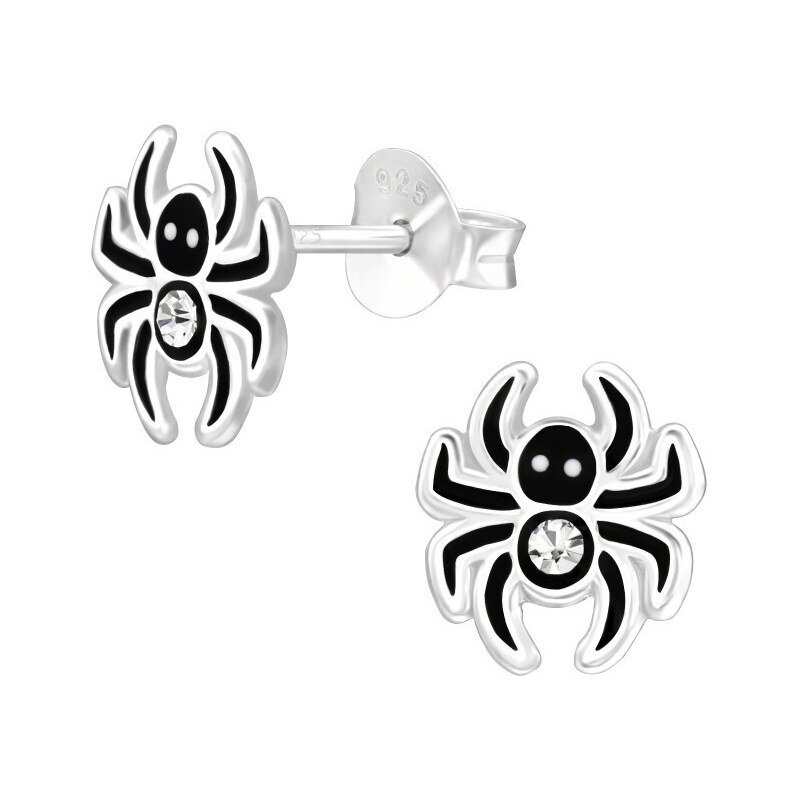 MAJYA Strieborné náušnice PAVOUK 10722 64581342