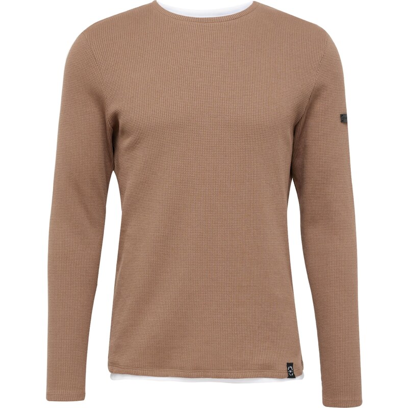 Key Largo Sveter Stefano krémová / hnedá / čierna 47530465