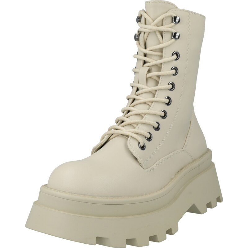 ABOUT YOU Šnurovacie členkové čižmy Thea béžová 54271504