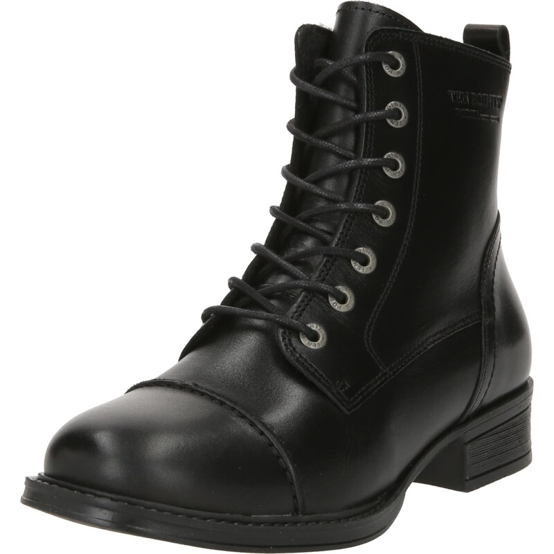 Ten Points Šnurovacie členkové čižmy PANDORA čierna 54273350