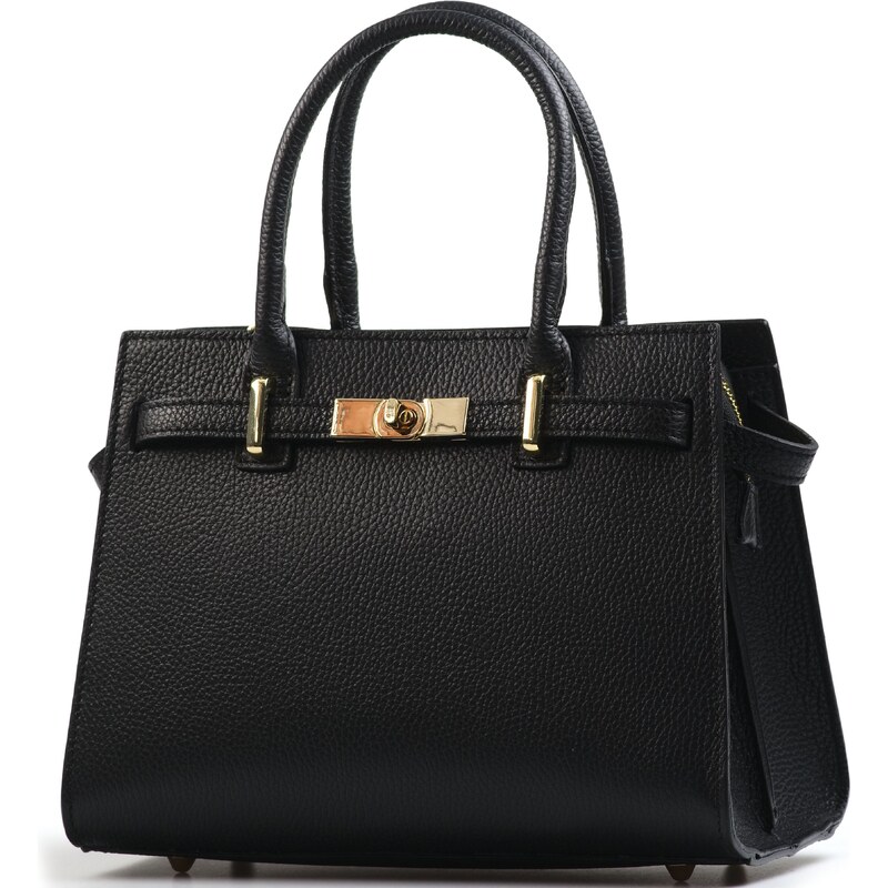 Blaire Kožená kabelka Liliane čierna 64987759