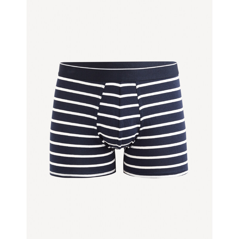 Boxerky pre mužov Celio - tmavomodrá, biela 50503877