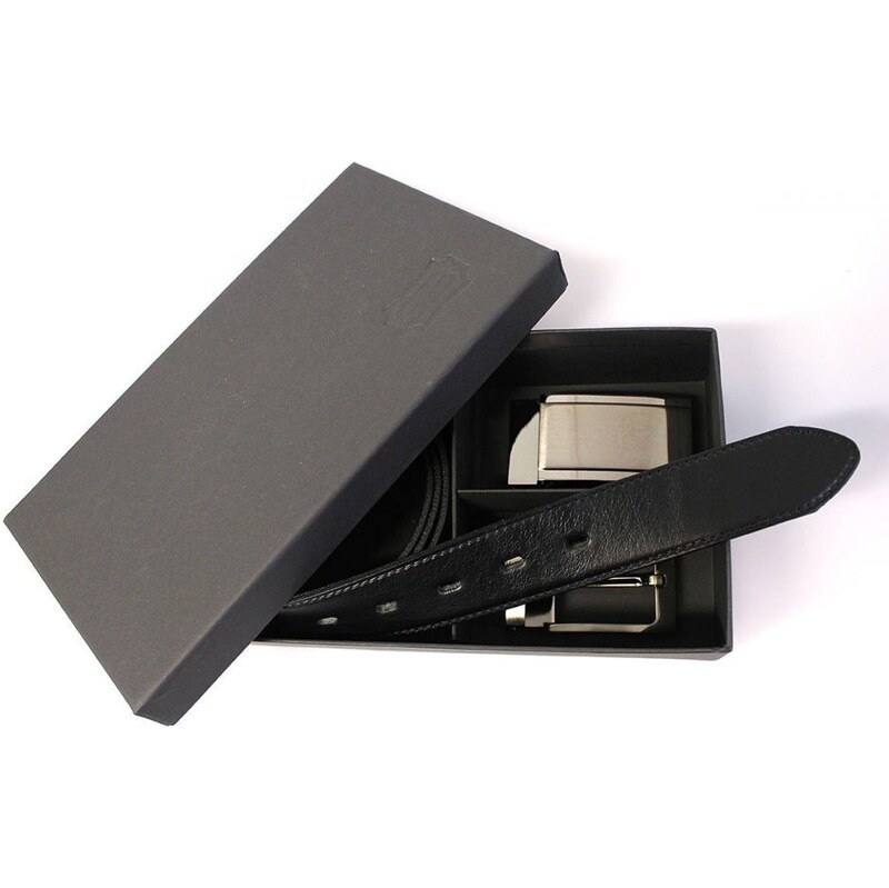 Penny Belts Pánsky darčekový set opasku čierny 66302593