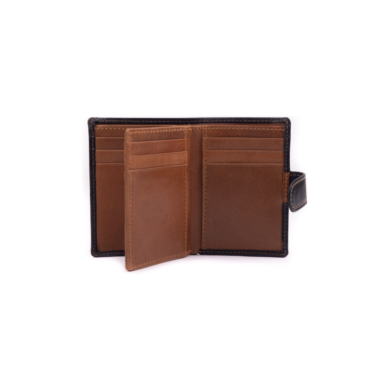 SEGALI Kožená dokladovka 29071145535 čierna koňak 47271805