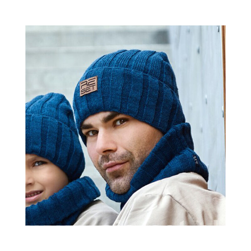 Pánska Chlapčenská čiapka a tunel AJS BIG RESET 47271185