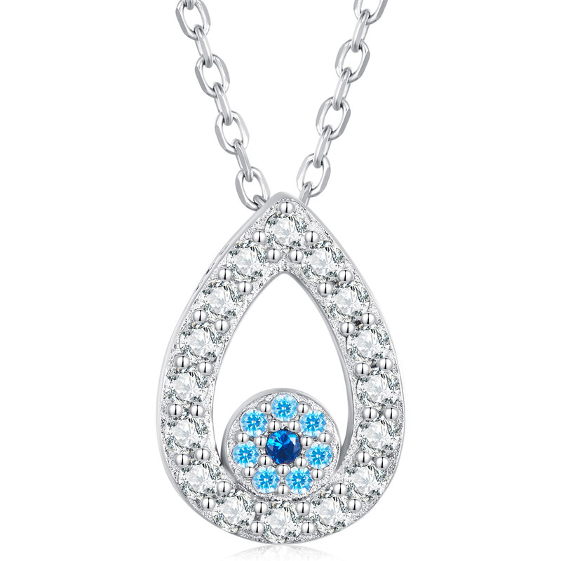 Royal Fashion strieborný náhrdelník Oko 53970206