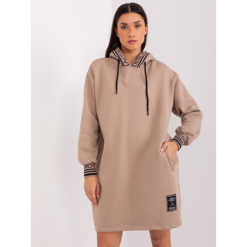RELEVANCE Tunic-RV-TU-9224.95P-Dark Beige 64687049