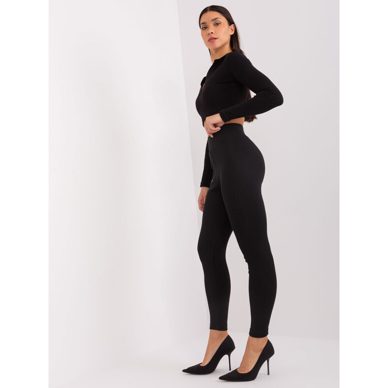 RUE PARIS Leggings-LO-LG-LK-535.10-black 64687092