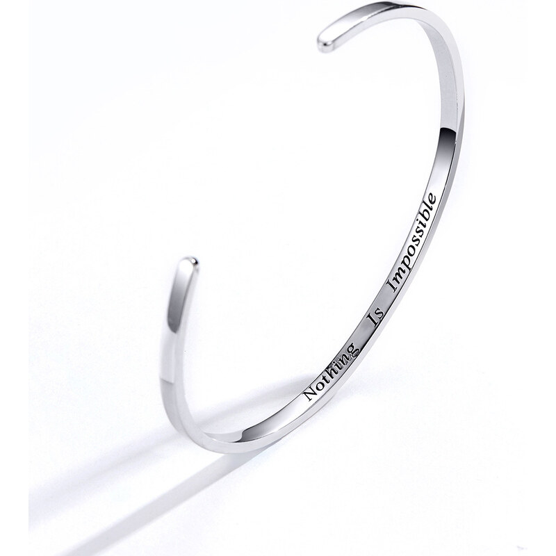 Emporial Royal Fashion strieborný náramok Nič nie je nemožné SCB160 54064144