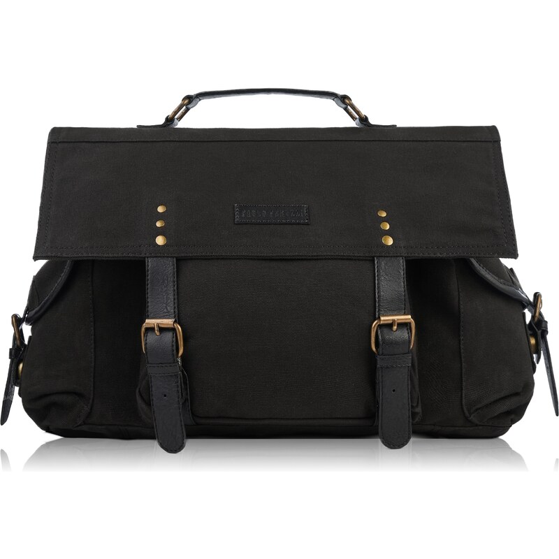 PAOLO PERUZZI Pánska taška na rameno do práce E-01-MC | čierna E-01-BL 47288119