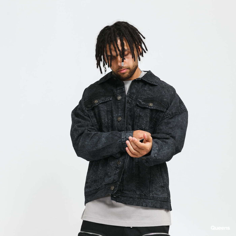 Bunda Urban Classics Oversized Denim Jacket black stone washed S 54991720