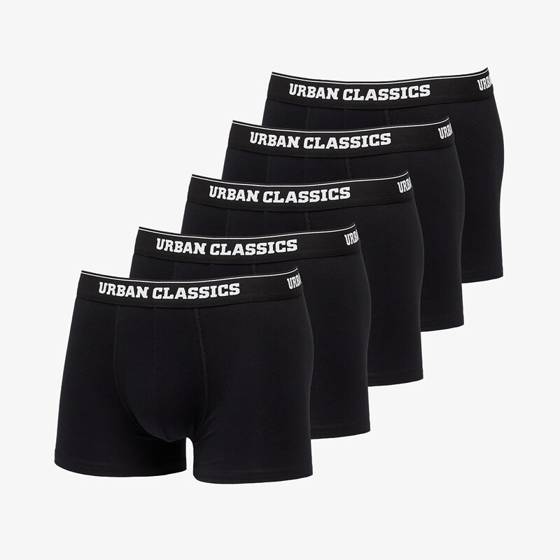 Boxerky Urban Classics Organic Boxer Shorts 5-Pack Black/ Black/ Black 48067201