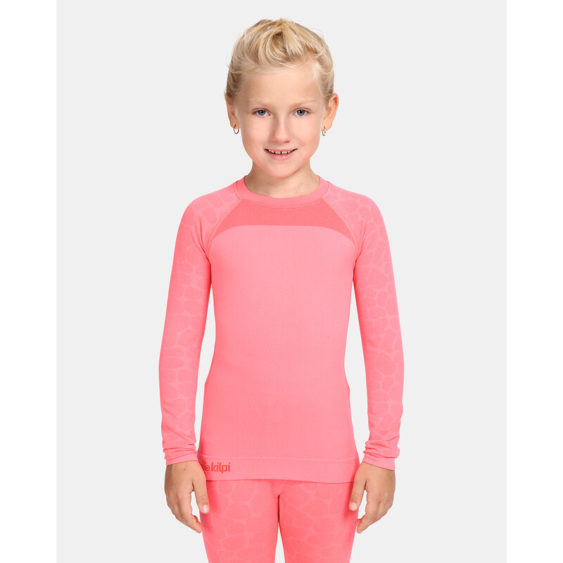 Dievčenské bezšvové termo tričko Kilpi CAROL-JG ružová
