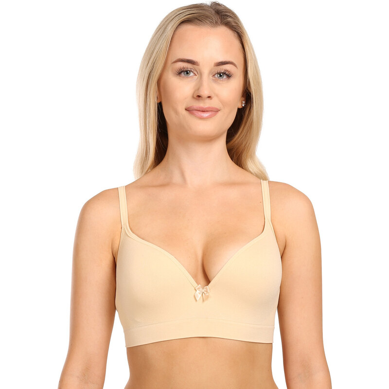 Dámska podprsenka Gina vystužená s kosticami béžová (07008) 85B 27933238