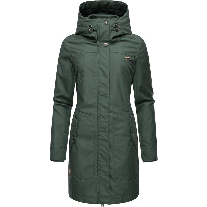 Ragwear Zimný kabát Jannisa tmavozelená 54266544