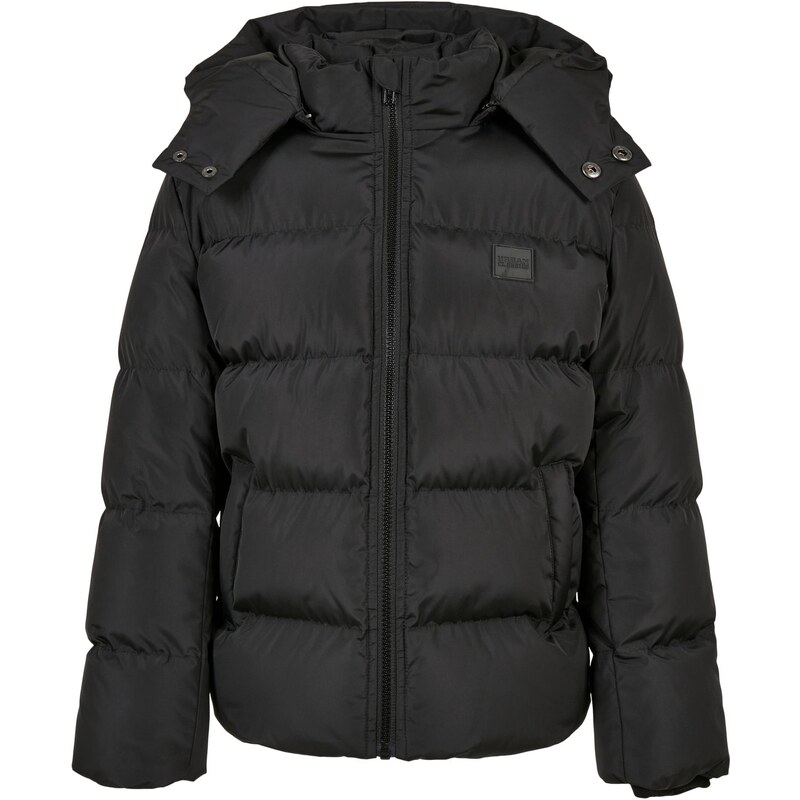 Urban Classics Puffer Boys Jacket with Hood Black 64632434
