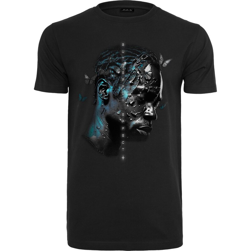 Mister Tee Black T-shirt with butterfly effect 50637513