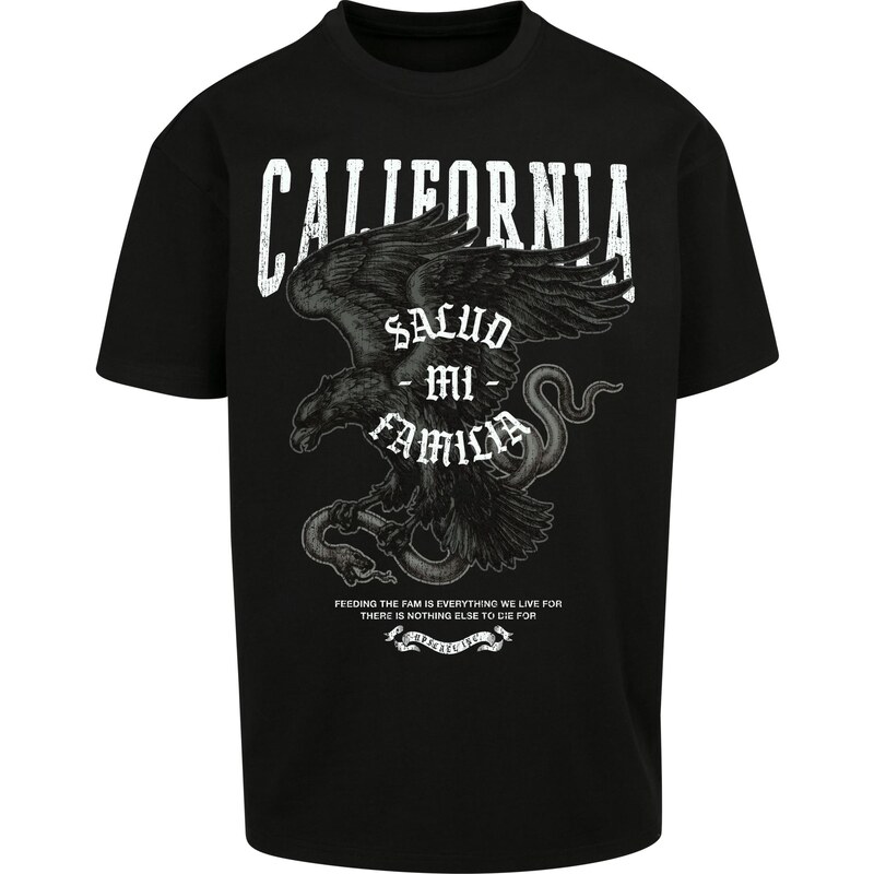 Mister Tee Black oversize T-shirt La Familia Heavy 50648396