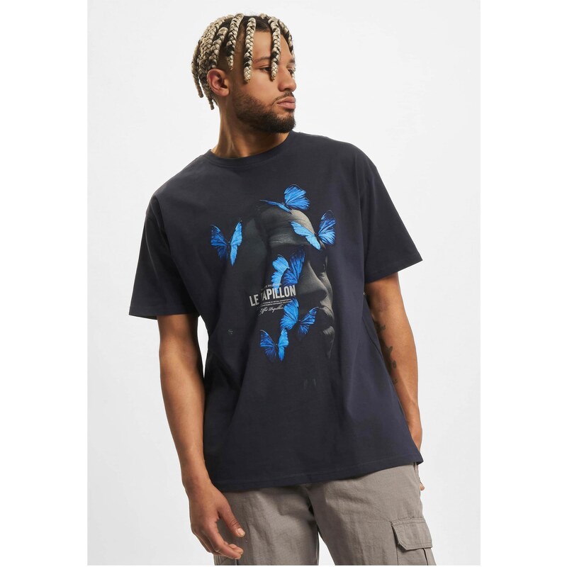 Mister Tee Le Papillon Navy T-shirt Oversize 64632438