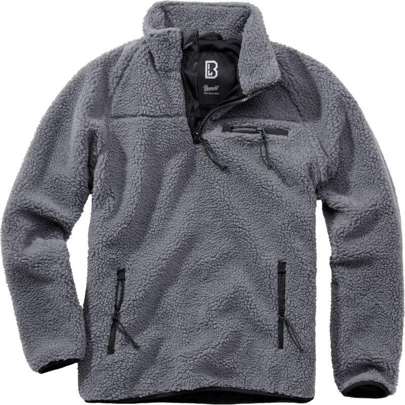 Brandit Teddyfleece Troyer anthracite 50678991