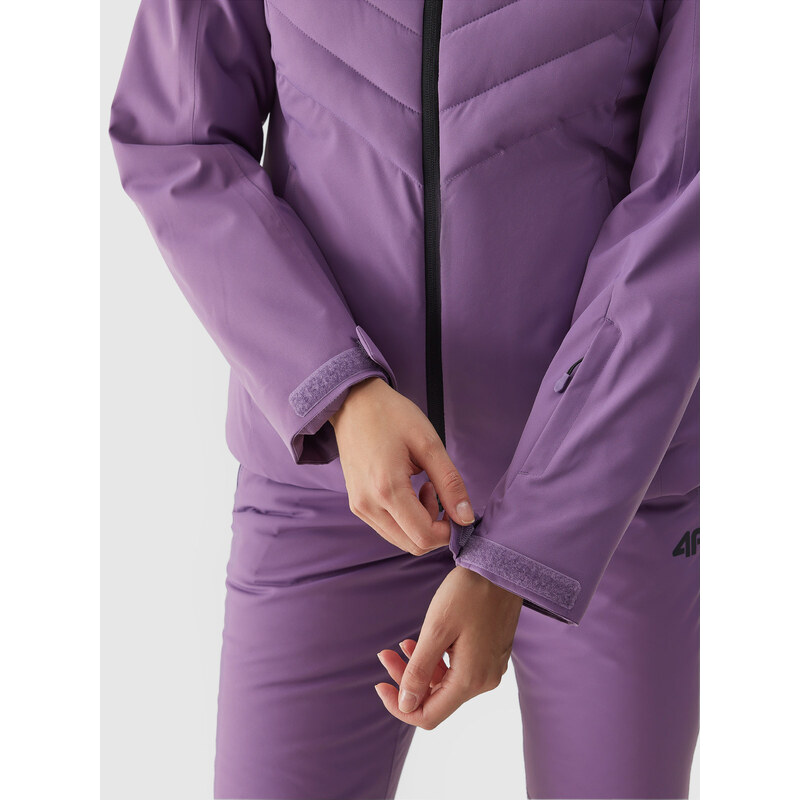 4F Dámska lyžiarska bunda s membránou 5000 - fialová
