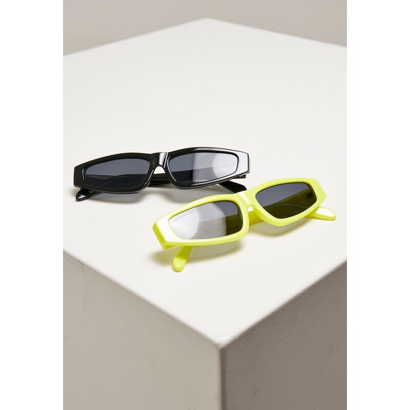 Urban Classics Sunglasses Lefkada 2-Pack neonyellow/black 50686860