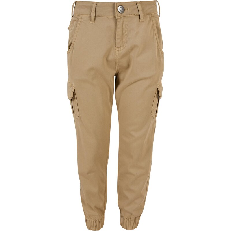 Urban Classics Girls high-waisted cargo trousers unionbeige 50680983