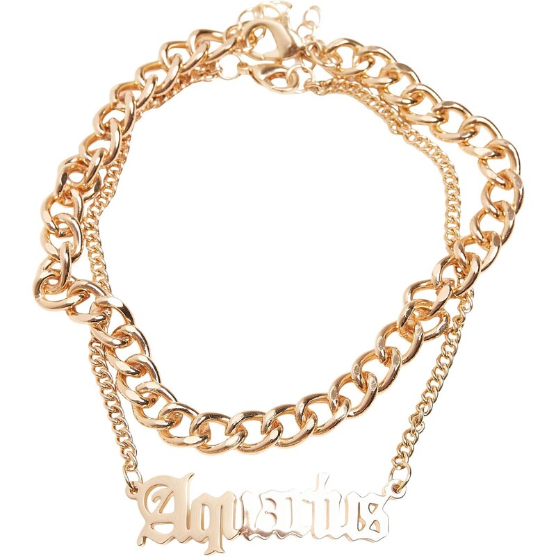 Urban Classics Zodiac leg cover with zodiac pendant - gold color 50688396