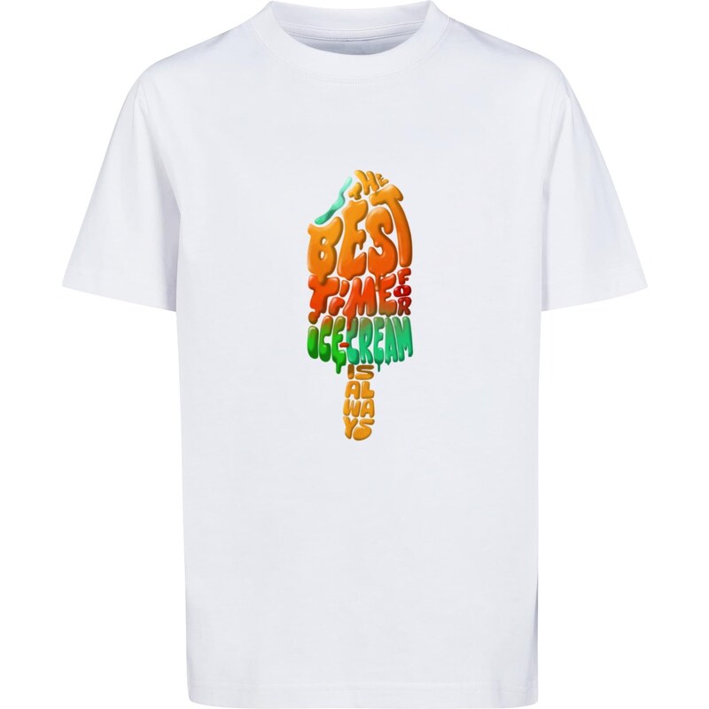 E-shop Mister Tee Childrens ice cream t-shirt white