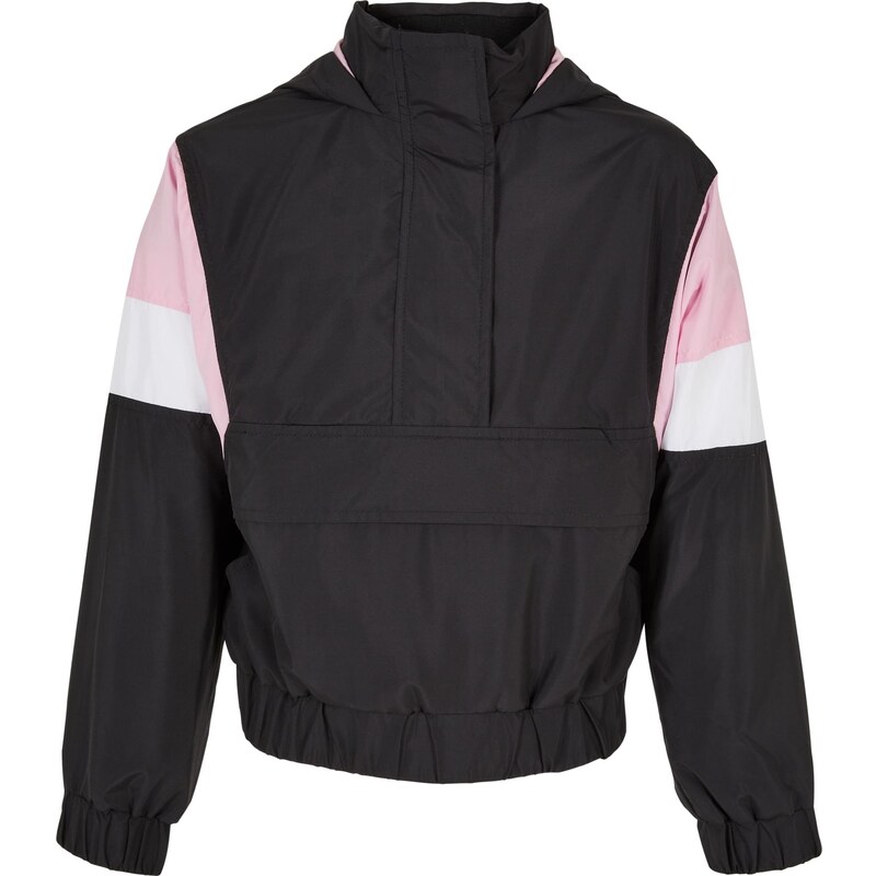 Urban Classics Girls Light 3-Tone Tug of Choice Jacket Black/Girls 50563516