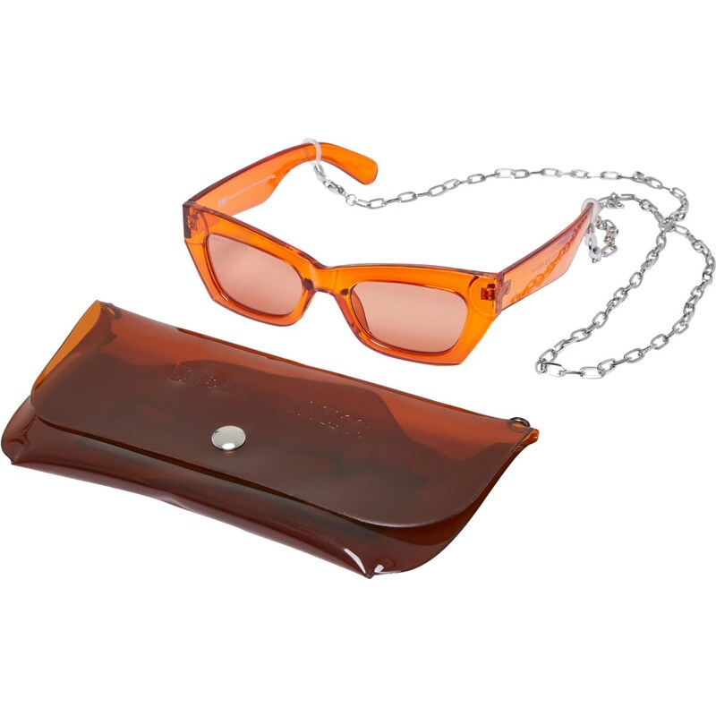Urban Classics Sunglasses with strap and case - orange 50648349