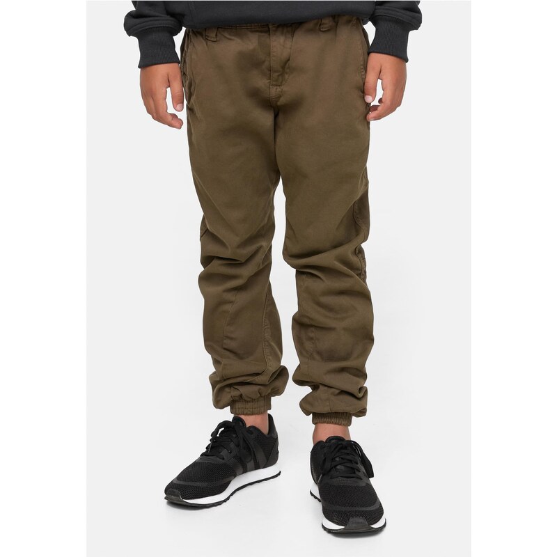 E-shop Urban Classics Boys Stretch Jogging Pants Olive