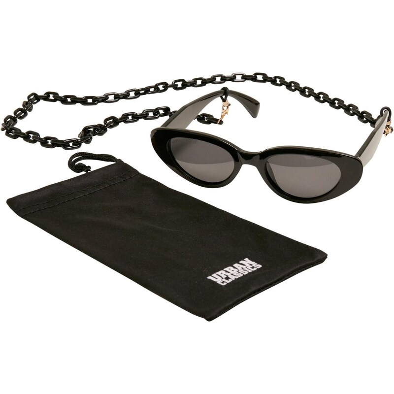 Urban Classics Puerto Rico Chain Sunglasses Black 50657956