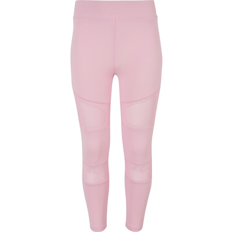 E-shop Urban Classics Girls Tech Mesh Leggings Girls Pink