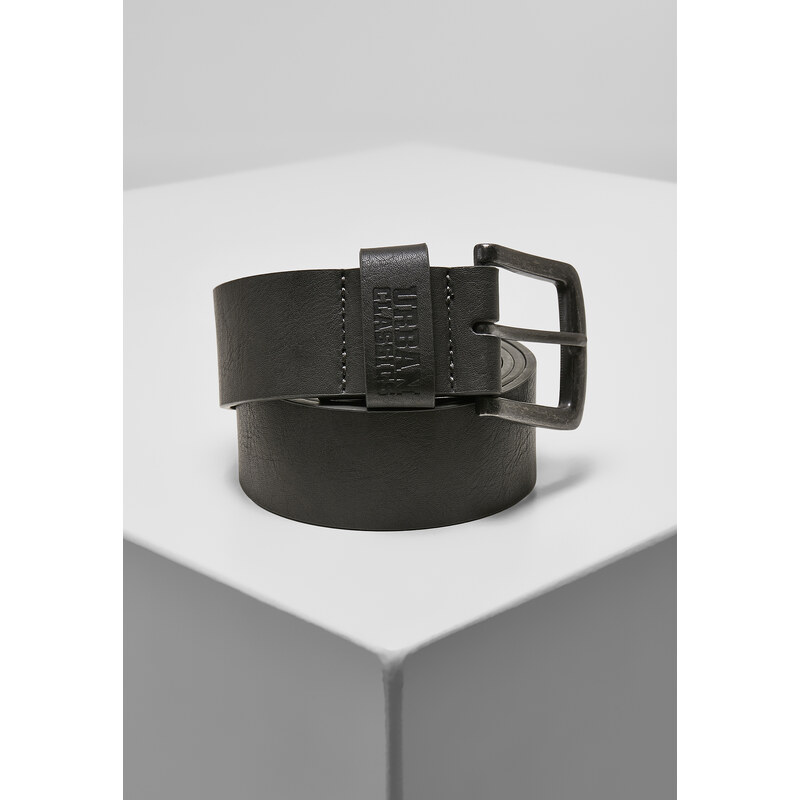 Urban Classics Dark grey imitation leather strap 50604318