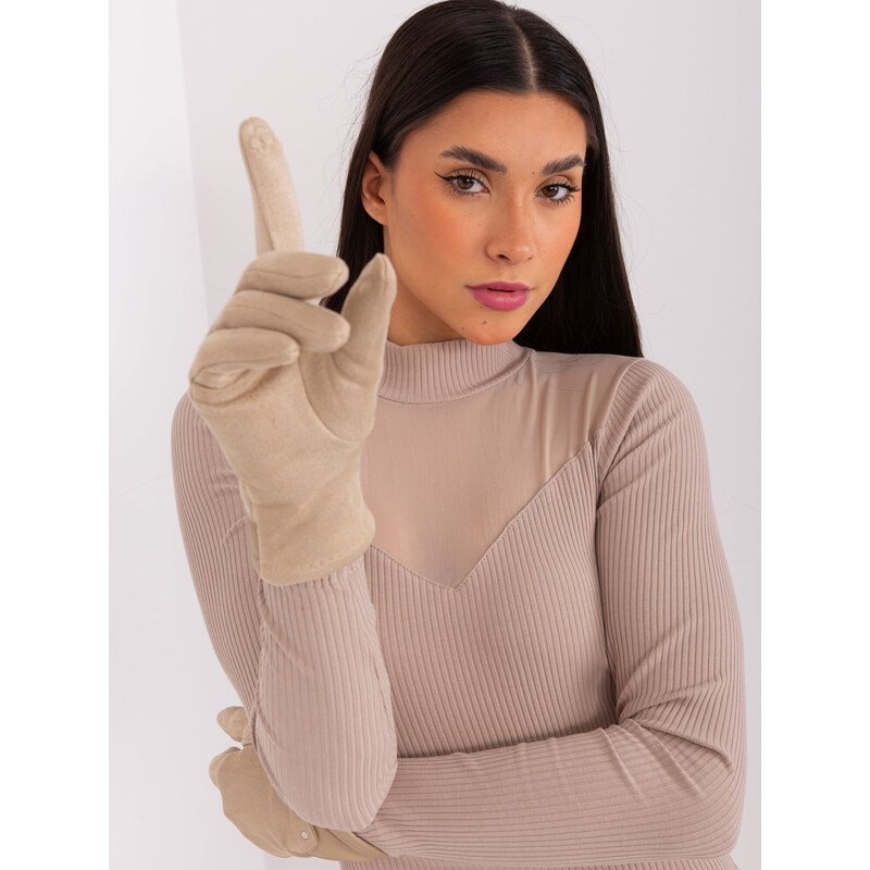 Wool Fashion Italia Gloves-AT-RK-239507.94P-beige 64688719