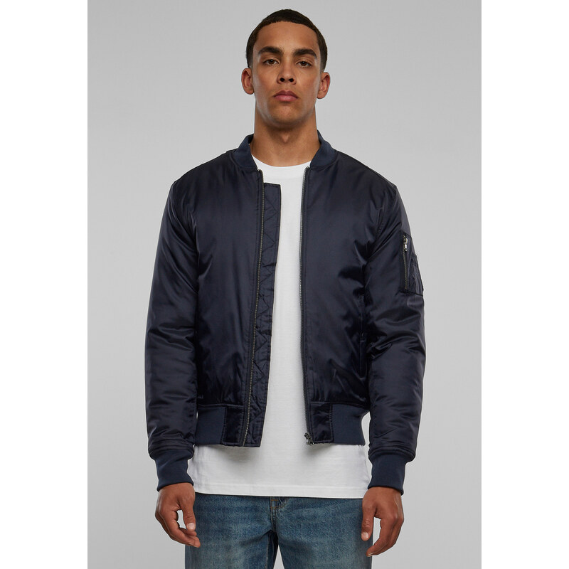 Urban Classics Základná bomber bunda námorníckej farby 50662609