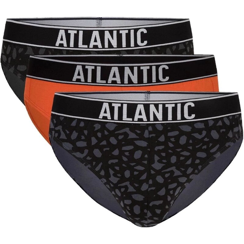 Atlantic Pánske slipy 3 pack 151 mix 58325737