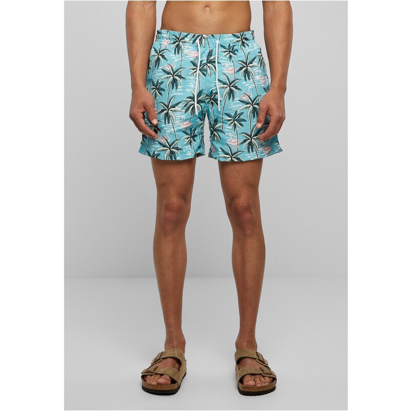 Urban Classics Patterned Tropical Bird Swimsuit Shorts AOP 50548930