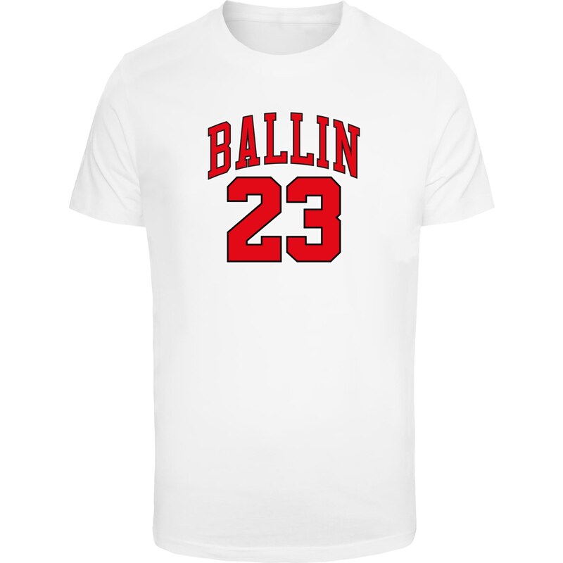 Mister Tee Ballin 23 T-shirt with round neckline white 50680318