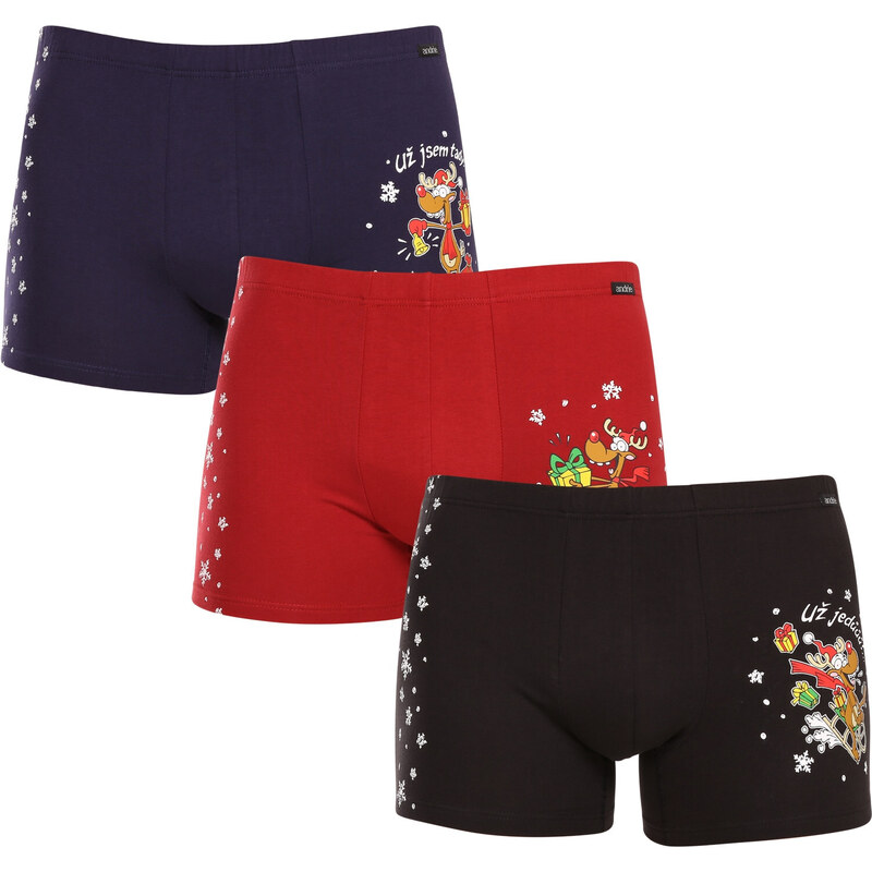 3PACK pánske boxerky Andrie viacfarebné (PS 5779) 47324355