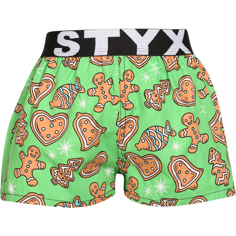 Detské trenky Styx art športová guma Vianoce perníčky (BJ1753) 12-14 66060712