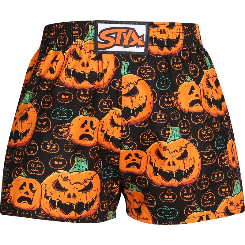 Detské trenky Styx art klasická guma Halloween tekvica (J1755) 9-11 66060714