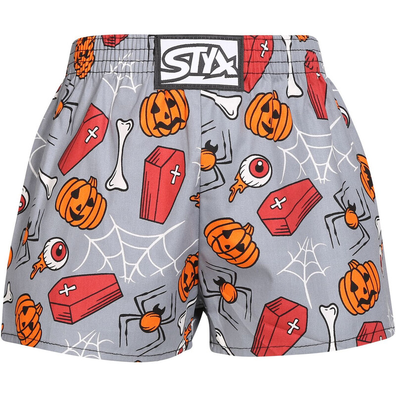 Detské trenky Styx art klasická guma Halloween rakvy (J1752) 6-8 let 66060715