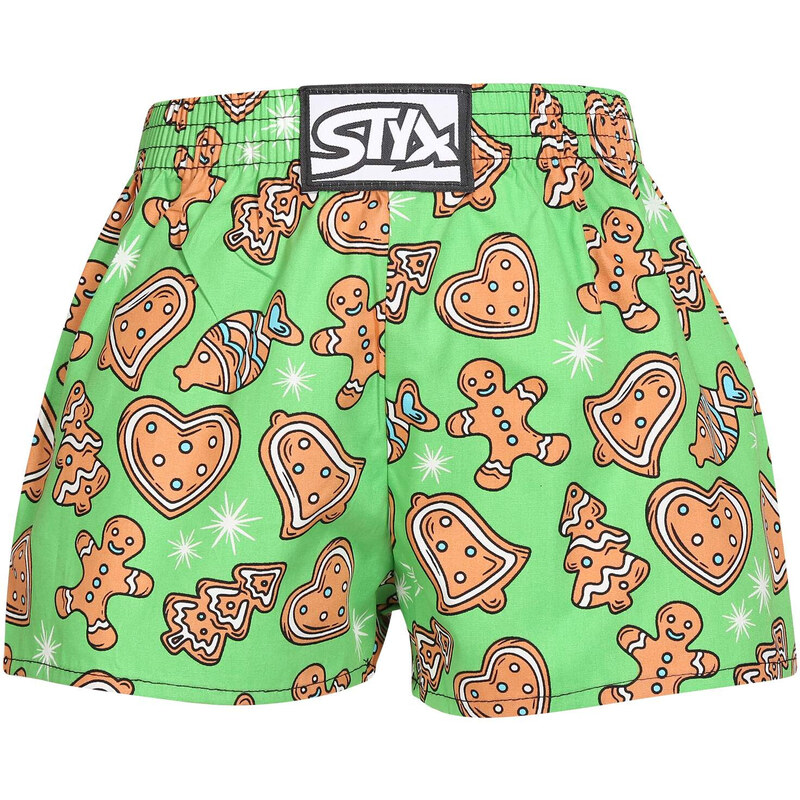 Detské trenky Styx art klasická guma Vianoce perníčky (J1753) 6-8 let 66060716