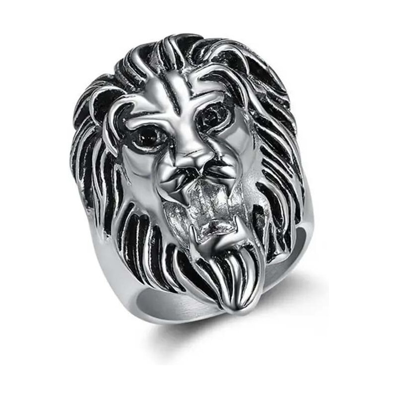 Sams Artisans Prsteň Lion Head chirurgická oceľ IPRM022 47321137