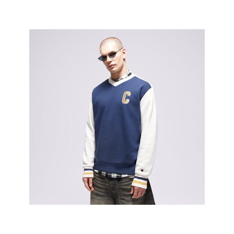 Champion Mikina V-Neck Sweatshirt Muži Oblečenie Mikiny 219176BS561 46858643